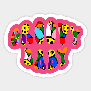 Groovy Baby! Sticker